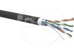 Solarix InstalačNí Kabel Solarix CAT5E Ftp Pvc+Pe Fca Dvojitý Plášť 305M/CíVka SXKD-5E-FTP-PVC+PE