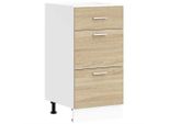 Vidaxl Armadio Base Lyon Sonoma Quercia 40X46X81,5 Cm Materiale A Base Di Legno