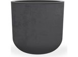 Eda 013722 G.Ant Cx Basalt Up Fioriera, Rotonda, 485 Mm, Antracite