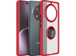 Avizar, Cover Honor Magic 7 Lite Ring Metal Video Stand, Rosso