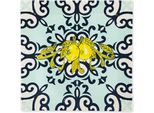 Excelsa Set 6 Piatti Amalfi Ceramica 24X2,5X24 Cm Multicolore