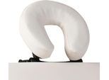 Vidaxl Lettino Da Massaggio Pieghevole A 2 Zone Con Struttura In Alluminio Bianco Crema