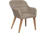 Vidaxl Sedie Da Giardino Con Cuscini 2 Pz. Poli Rattan Marrone
