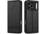 Custodia Per Iphone 17 Pro Max, Portafoglio Con Chiusura Magnetica E Supporto, Custodia Flip In Pelle Per Iphone 17 Pro Max Nero