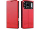 Custodia Per Iphone 17 Pro Max, Portafoglio Con Chiusura Magnetica E Supporto, Custodia In Pelle Flip Per Iphone 17 Pro Max Rosa