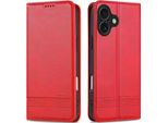 Custodia Per Iphone 17, Portafoglio Con Chiusura Magnetica E Supporto, Custodia In Pelle Flip Per Iphone 17 Rosa