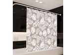 Tenda Doccia Peva Havana 120X200 Cm, Incl. Anelli Per Tenda Doccia