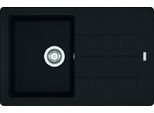Franke Basis - Lavello Fragranite Bfg 611-78, 780X500 Mm, Nero Opaco 114.0661.513