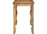 Tavolo Da Pranzo 110X52X76 Cm In Legno Di Recupero In Legno Massiccio