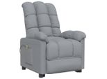 Syfax™ Poltrona Massaggiante In Tessuto Grigio Chiaro