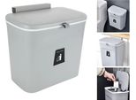 Portarifiuti Sospeso Con Coperchio, 7 Litri, Portarifiuti Sospeso Con Coperchio, Appeso A Parete Aperto Per Camera Da Letto, Guardaroba, Cucina, Bagno