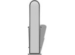 Vidaxl Specchio A Stelo Specchio Per Vestirsi Specchio A Figura Intera Grigio
