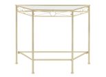 Vidaxl Tavolino In Metallo Stile Vintage 87X34X73 Cm Oro