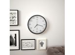 Vidaxl Orologio Da Parete Radiocontrollato Con Movimento Al Quarzo 31 Cm Bianco E Nero