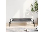 Vidaxl Letto Per Cani Rialzato Nero S Textilene
