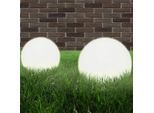 Luci Da Giardino A Led 4 Pz. Sferica 30 Cm Pmma