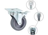 Vidaxl 8 Pezzi Ruote Girevoli 75 Mm