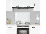 Vidaxl Alzatina Da Cucina In Vetro Temperato Bianco 80X60 Cm