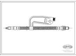Corteco 19032885 Tubo Freno Anteriore Destro Per Ford Fiesta Mk4 Hatchback (Jas, Jbs) Puma Hatchback Fiesta Mk4 (J3S, J5S) Courier Pick-Up J3 J5