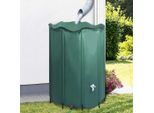 Vidaxl Serbatoio Pieghevole Per Acqua Piovana Con Rubinetto 1250 L