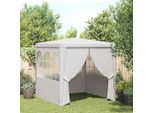 Vidaxl Tenda Professionale Per Feste Con Pareti Laterali 2,5X2,5 M Bianco 90 G/M²