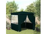 Vidaxl Tenda Professionale Per Feste Con Pareti Laterali 2×2 M Verde 90 G/M²