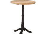Vidaxl Tavolo Da Bistrot Ø60X76 Cm Legno Di Mango Grezzo