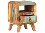 Syfax™ Comodino 30X30X41 Cm In Legno Massello Di Recupero