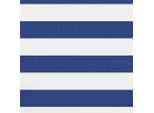 Vidaxl Schermo Privacy Per Balcone Bianco E Blu 75X400 Cm Tessuto Oxford