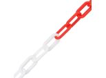 Vidaxl Catena Di Sbarramento Rossa E Bianca 100 M Ø4 Mm Plastica