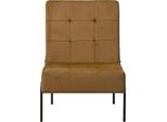 Poltrona Relax 65X79X87 Cm In Velluto Marrone