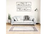 Vidaxl Tappeto Lavabile 80X150 Cm Beige Chiaro Antiscivolo