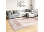 Vidaxl Tappeto Lavabile Beige 190X300 Cm Antiscivolo