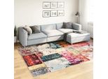 Vidaxl Tappeto Patchwork Lavabile Multicolore 190X300 Cm Antiscivolo