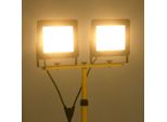 Vidaxl Proiettore Led Con Stativo 2X100 W Bianco Caldo