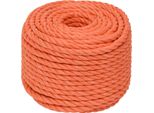 Vidaxl Corda Da Lavoro Arancione 10 Mm 25 M In Polipropilene
