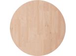 Vidaxl Piano Tavolo Rotondo Ø40X4 Cm Legno Massello Di Rovere Non Trattato