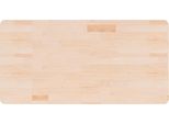 Vidaxl Piano Lavabo 100X50X1,5 Cm In Legno Massiccio Non Trattato