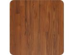 Vidaxl Piano Del Tavolo Quadrato Marrone Scuro 40X40X1,5Cm Rovere Trattato