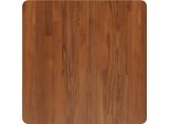 Vidaxl Piano Del Tavolo Quadrato Marrone Scuro 60X60X1,5Cm Rovere Trattato