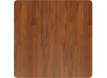 Vidaxl Piano Del Tavolo Quadrato Marrone Scuro 70X70X1,5Cm Rovere Trattato