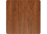 Vidaxl Piano Del Tavolo Quadrato Marrone Scuro 70X70X4Cm In Rovere Trattato