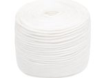 Vidaxl Corda Da Barca Bianca 6 Mm 25 M Polipropilene