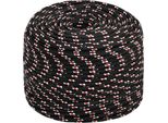 Vidaxl Corda Da Barca Nera 6 Mm 50 M In Polipropilene