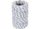 Vidaxl Corda Da Barca Bianca 2 Mm 50 M In Polipropilene