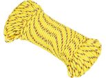 Vidaxl Corda Da Barca Gialla 4 Mm 25 M Polipropilene