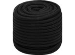 Vidaxl Corda Da Lavoro Nera 18 Mm 25 M Poliestere