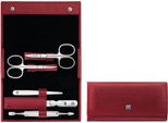 Zwilling Druckknopfetui, 5-Tlg | Leder | Rot