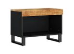 Mobile Tv 60X33X43,5 Cm In Legno Massiccio Di Mango