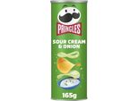 Pringles - Patatine Con Panna Acida E Cipolla 165Gr | Tubo A 165 Grammi | 19 Pezzi